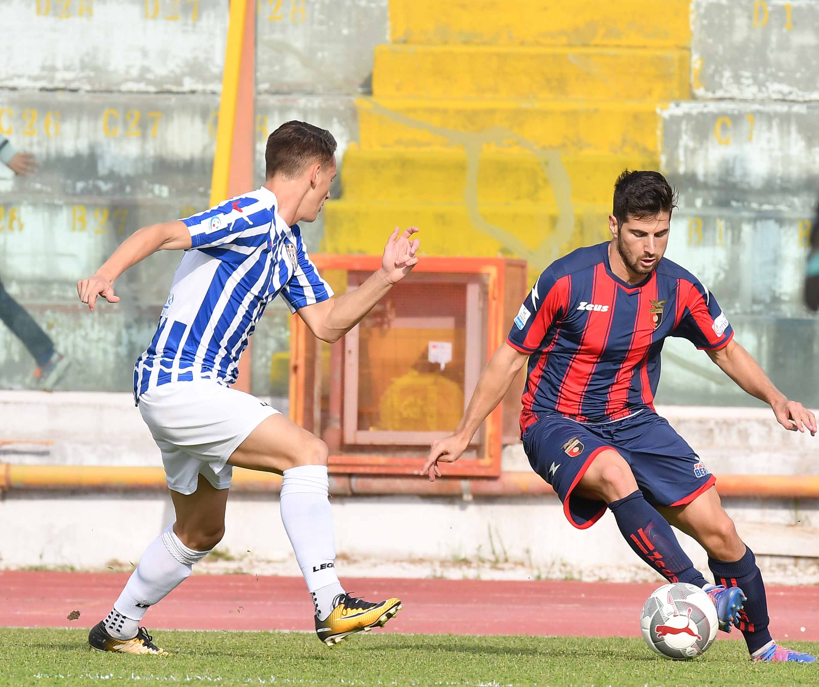 La lavagna tattica di Casertana-Akragas: stavolta Scazzola non trasforma i rossoblù