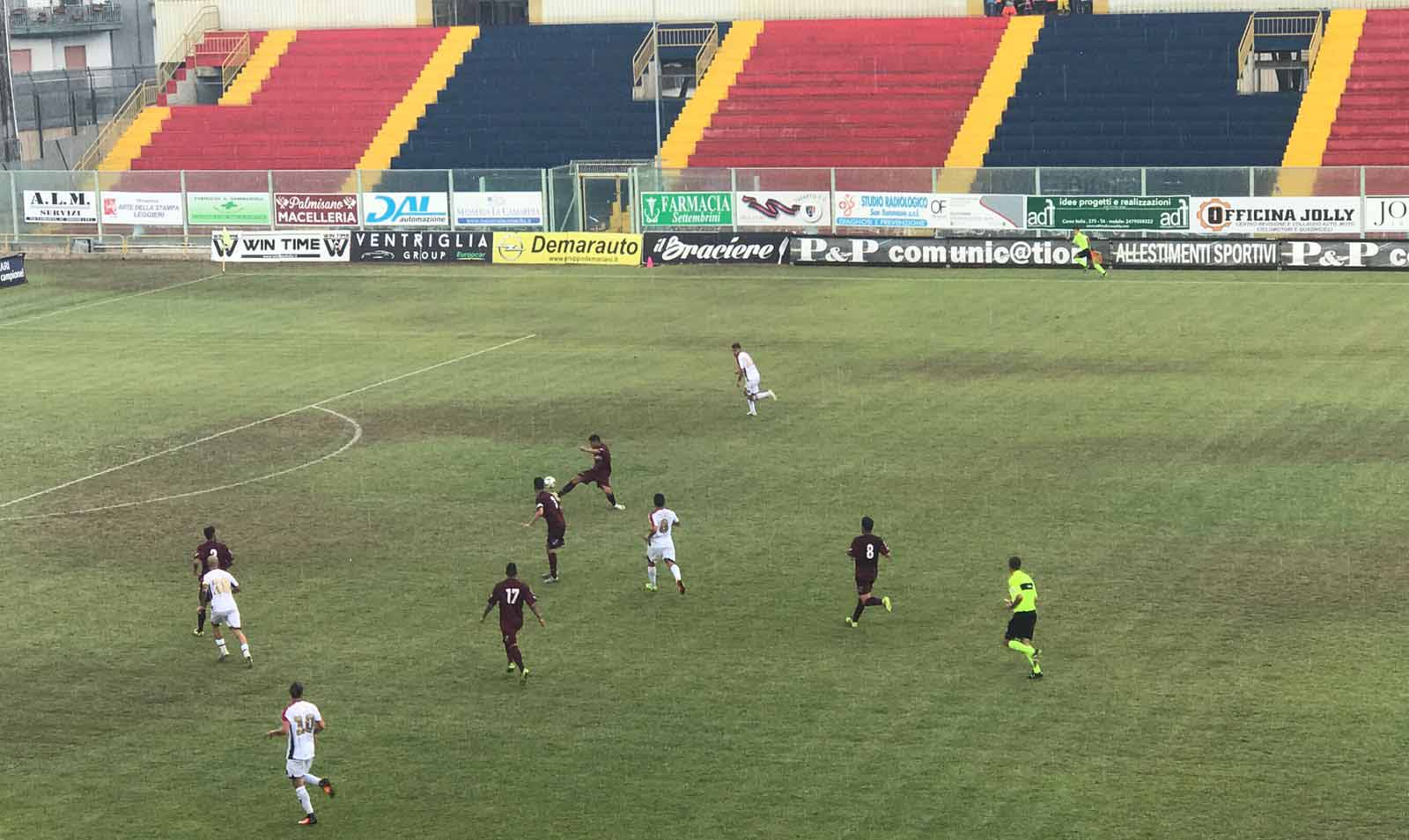 Un'azione della gara