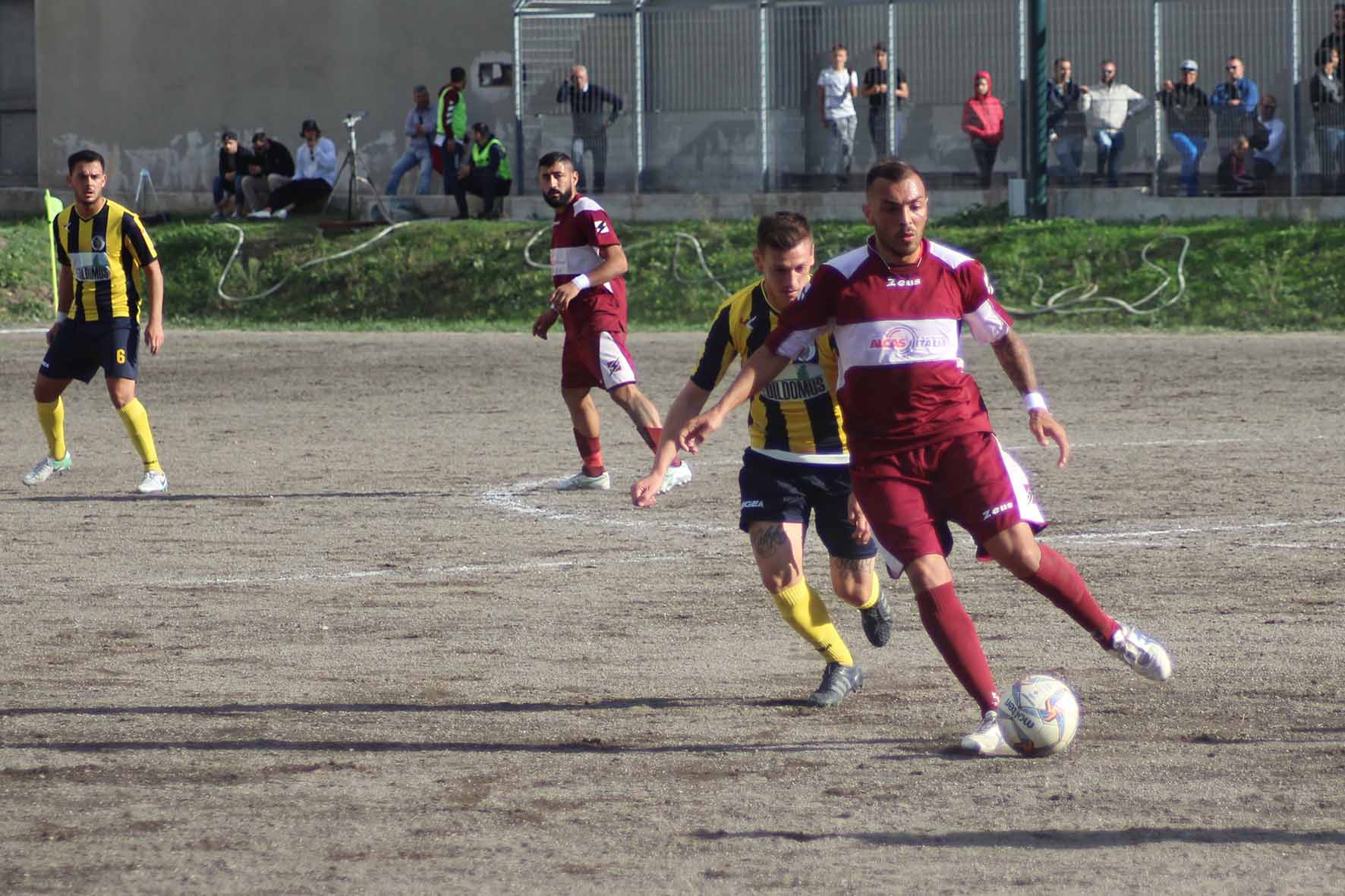 Cerrato in gol contro la Maddalonese (Foto Cicchella)