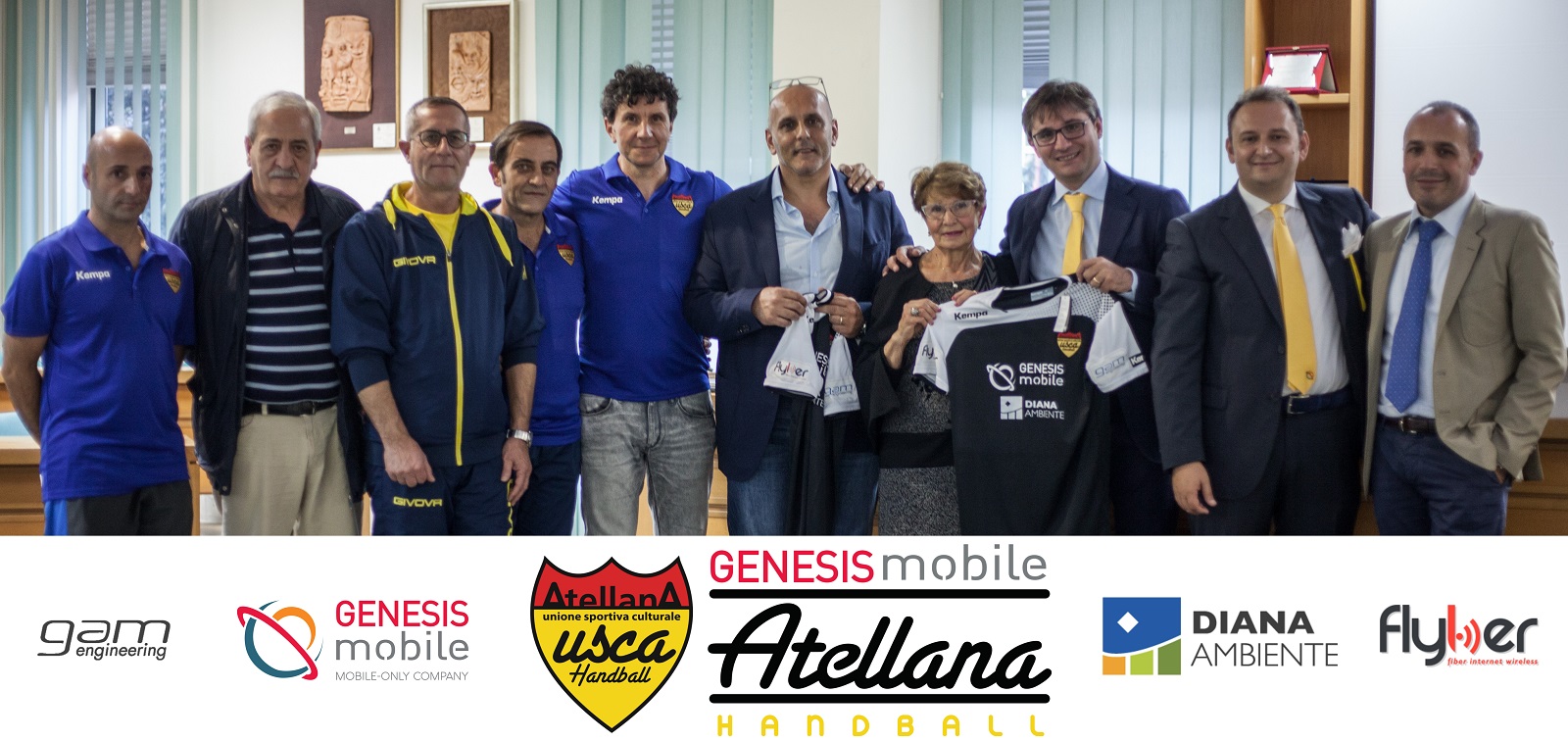 L’Usca diventa Genesis Mobile Atellana Handball: sabato l’esordio in campionato