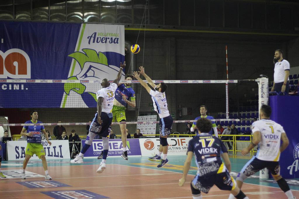 La Sigma Aversa ‘stecca’ il big match: la Videx Grottazzolina passa 3-1