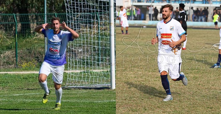 Felice Simonetti del Casoria (foto Marzaiuolo) e Ciro Simonetti dell'Albanova (foto Scalzone)