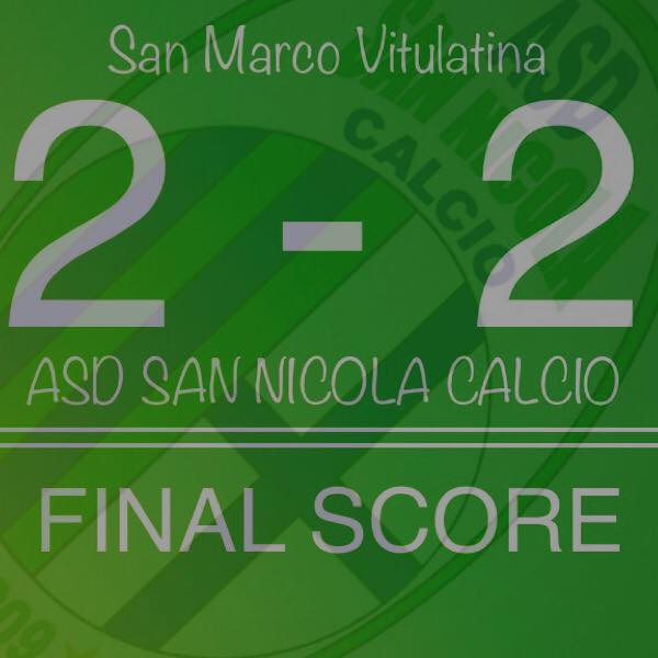 Il San Nicola più forte anche dell’arbitro: col San Marco Vitulatina è un pari che vale oro