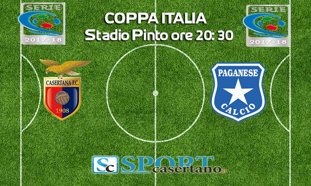 Casertana e Paganese si giocano l’accesso ai quarti di Coppa Italia, le formazioni ufficiali