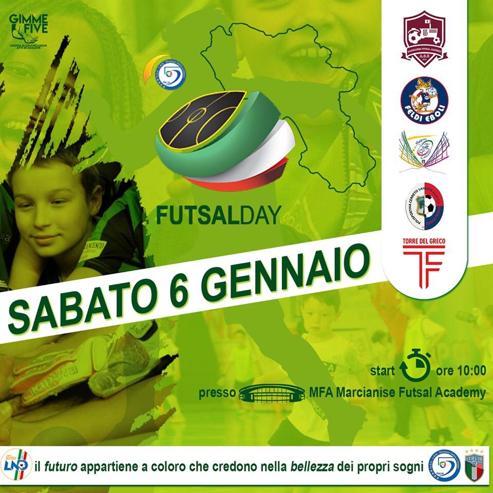 Marcianise capitale del calcio a 5 giovanile: ecco il Futsal Day!