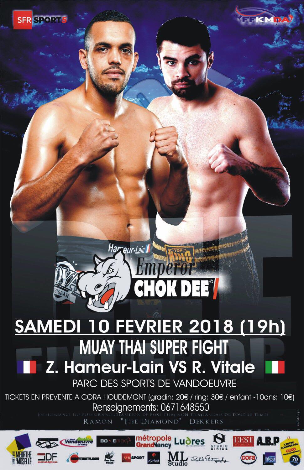 Muay Thai: all’Emperor Chok Dee’ Raffaele Vitale pronto a sfidare Hameur-Lain