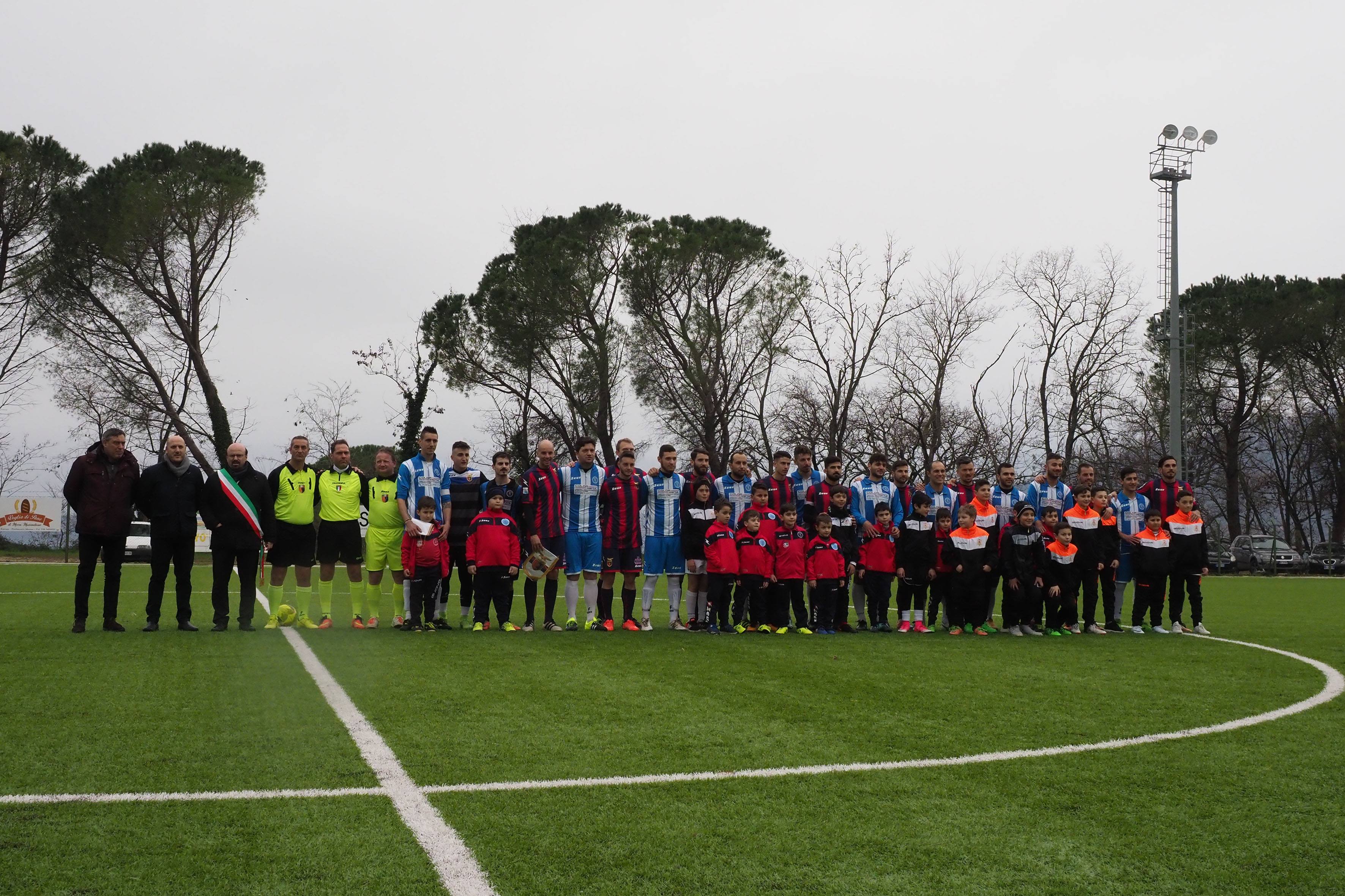 Casertana in palla nell’amichevole di San Potito: Alfageme e De Rose mattatori