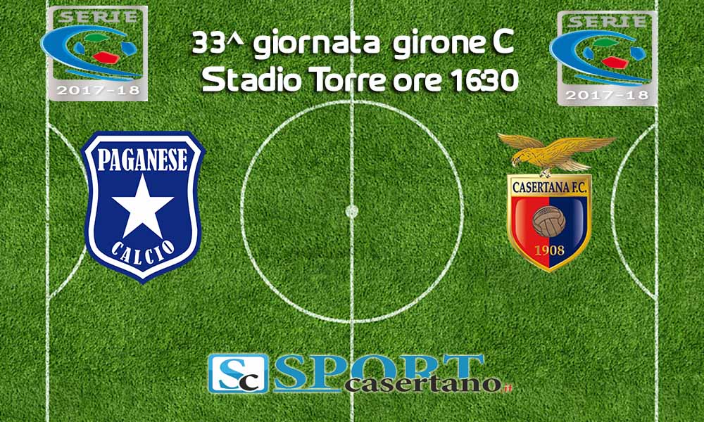 Le formazioni ufficiali di Paganese-Casertana: D’Angelo cambia e rinforza la linea d’attacco