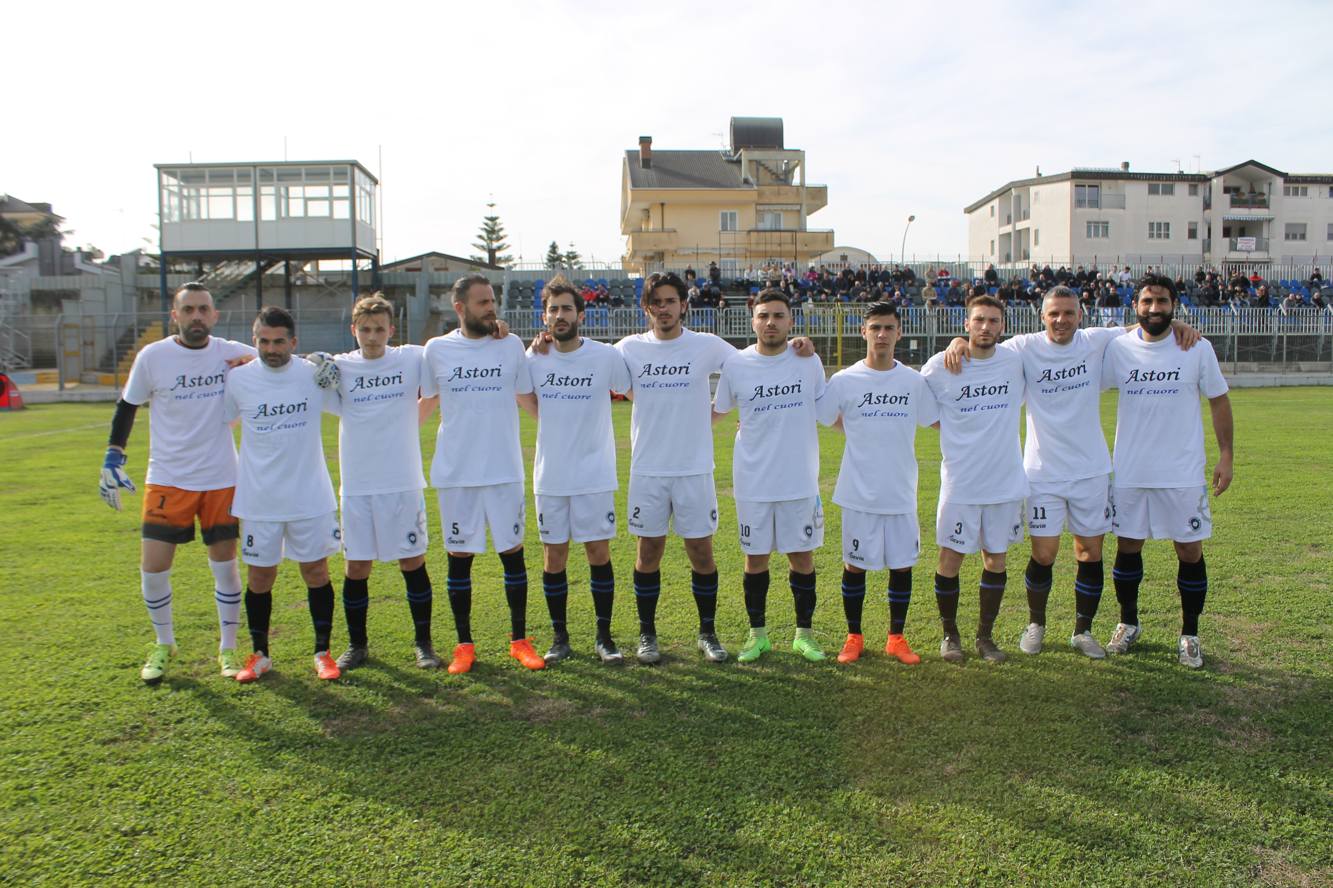 Gladiator al “Piccirillo” omaggiato Astori e vittoria contro il Comprensorio Casalnuovese