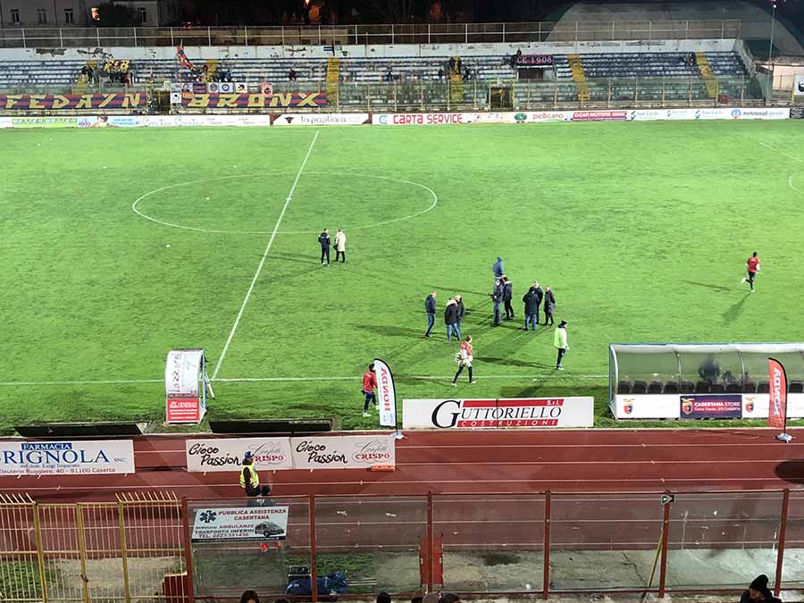 Le formazioni ufficiali di Casertana-Fondi: una novità per i padroni di casa. Sanderra ne cambia tre