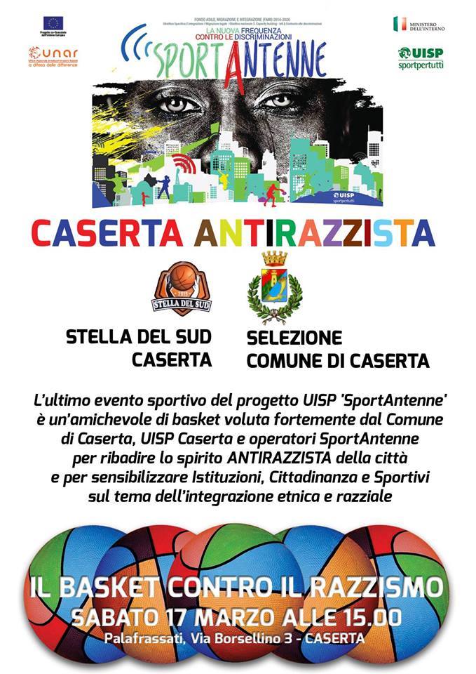 Locandina Caserta Antirazzista