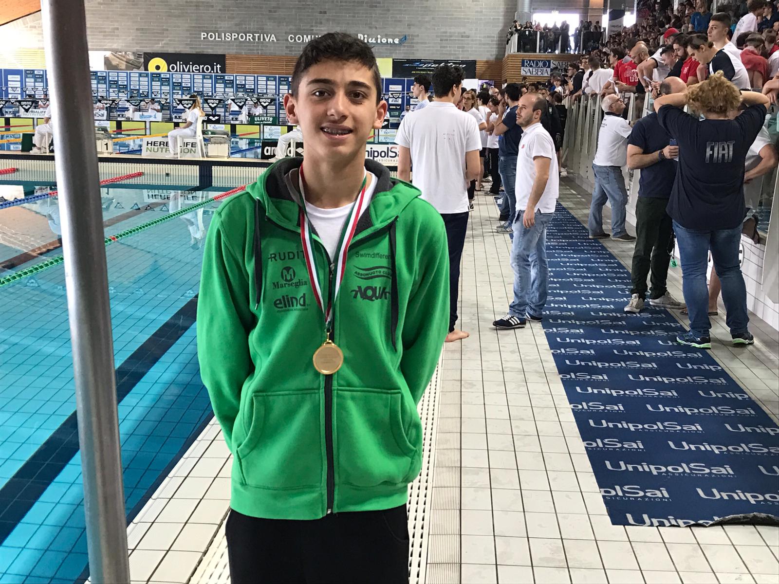 Ai Campionati giovanili di Riccione brilla Raffaele De Simone: il nuoto è più che una passione è la sua vita