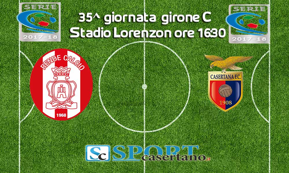 Rende-Casertana, ecco le formazioni ufficiali: tornano Forte e Alfageme dall’inizio