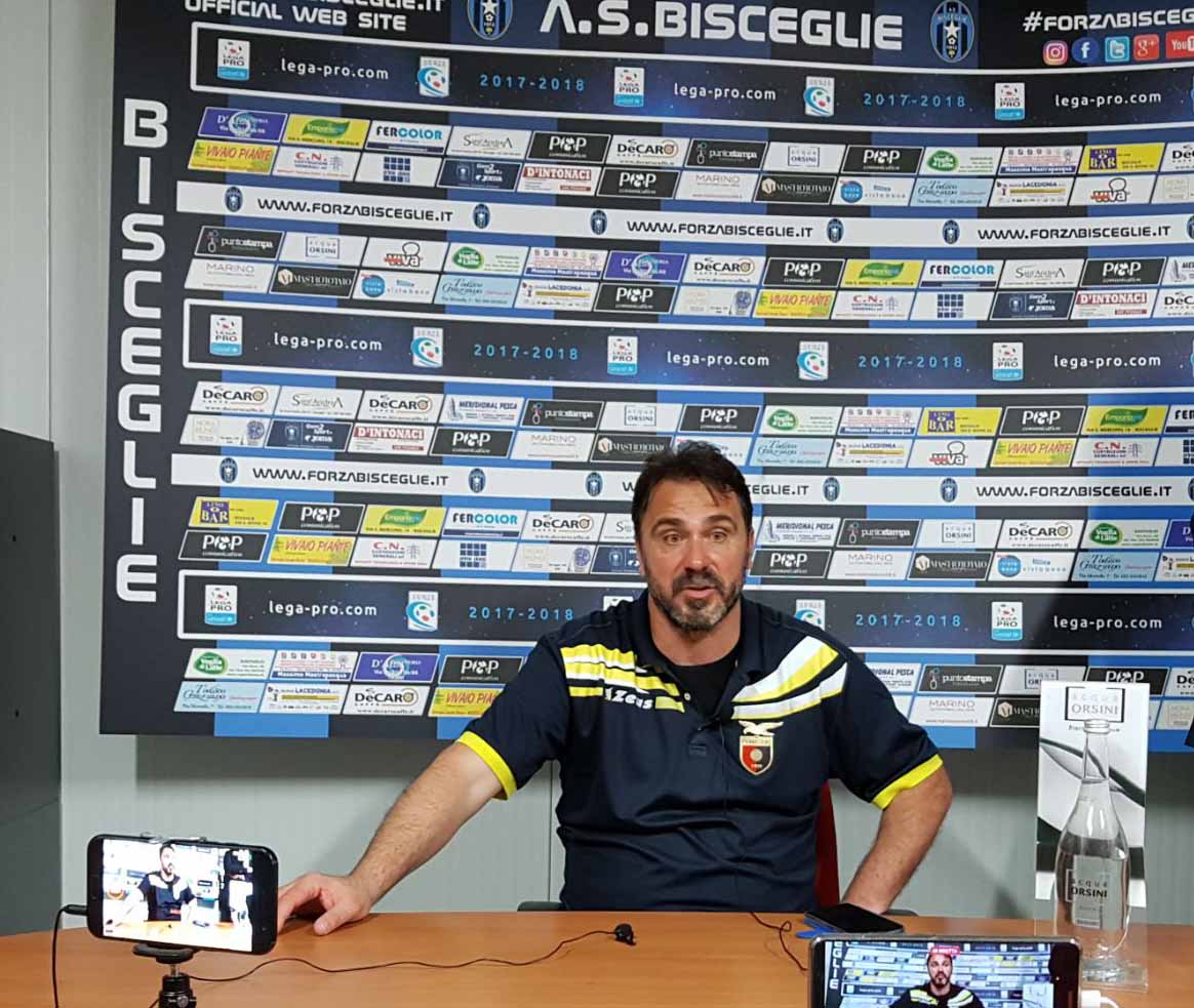 La Casertana cade a Bisceglie, D’Angelo non cerca alibi: “Creato tantissimo, dispiace perdere così. Domenica vincere ad ogni costo”