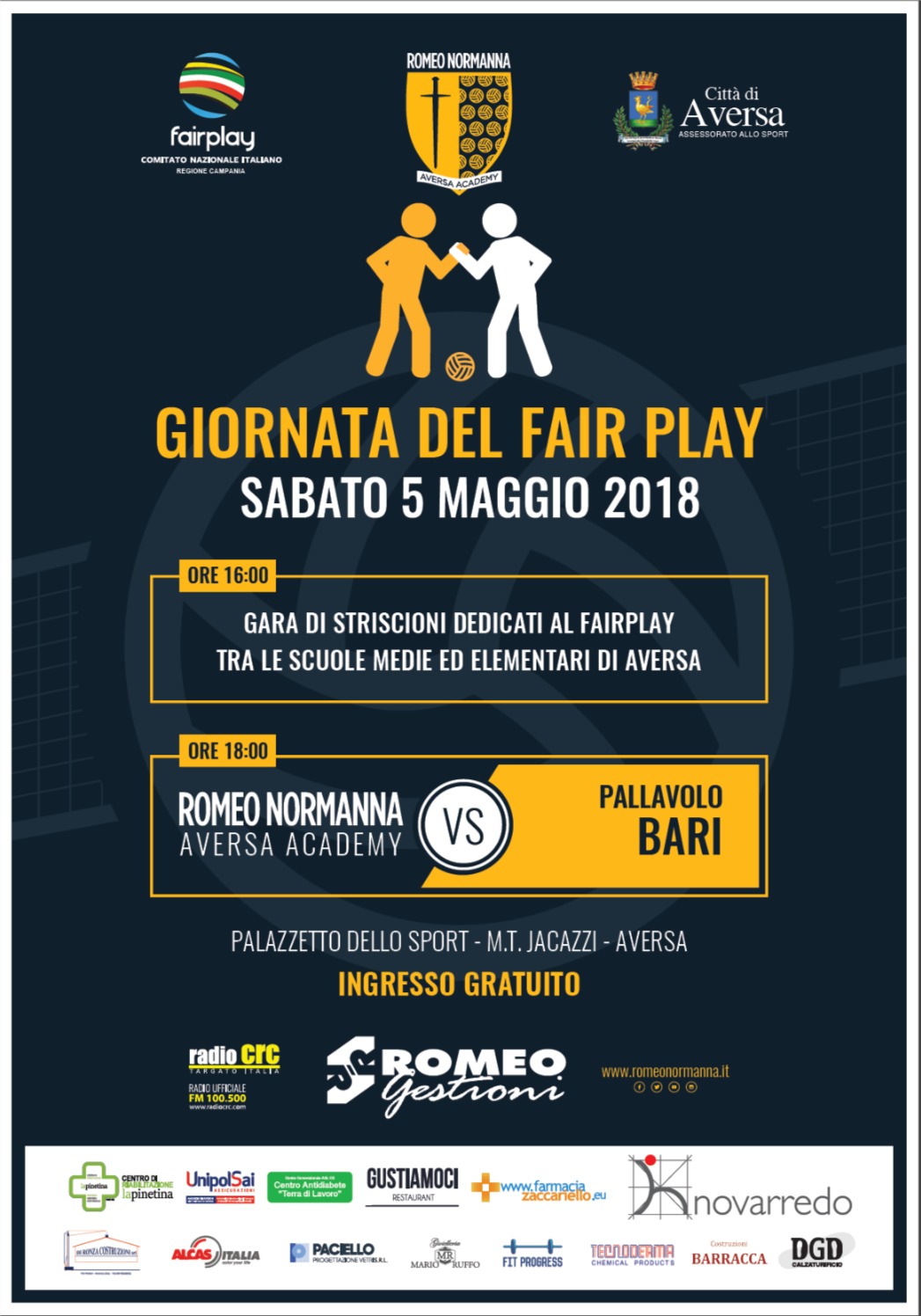 Romeo Normanna, sabato c’è la ‘Giornata del Fair Play’: ecco il programma completo