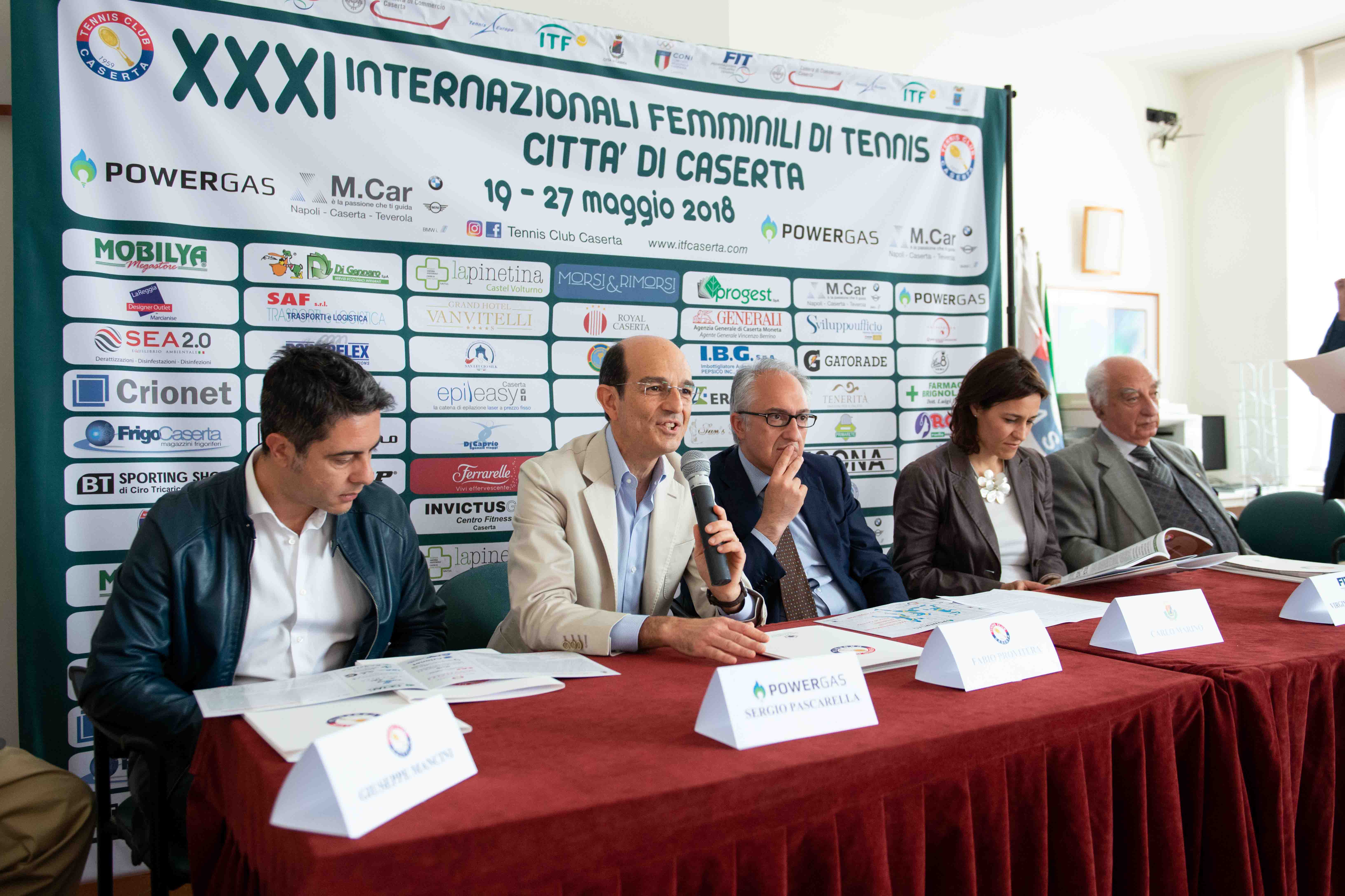 Presentata la XXXI edizione degli Internazionali femminili Città di Caserta, si parte il 21 maggio