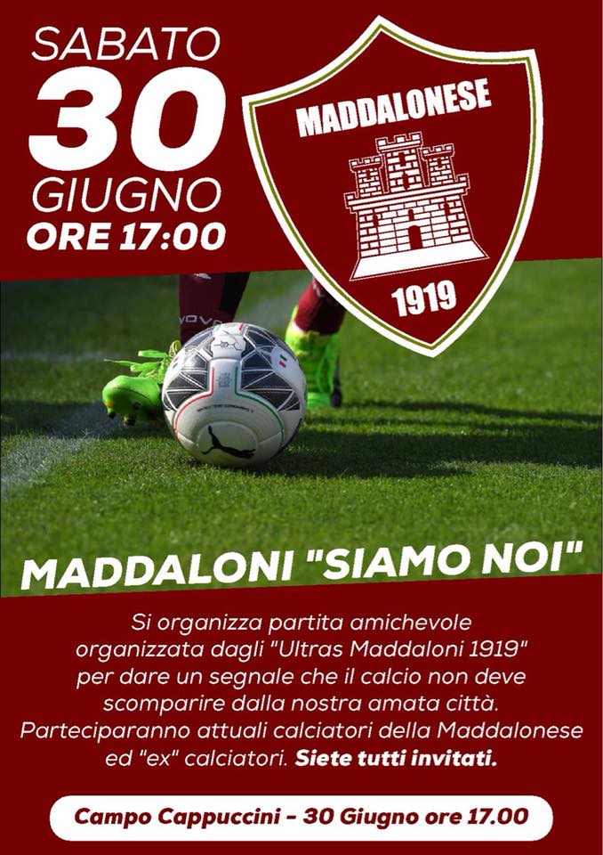 I tifosi della Maddalonese non mollano: pronta l’iniziativa per il futuro di una piazza gloriosa