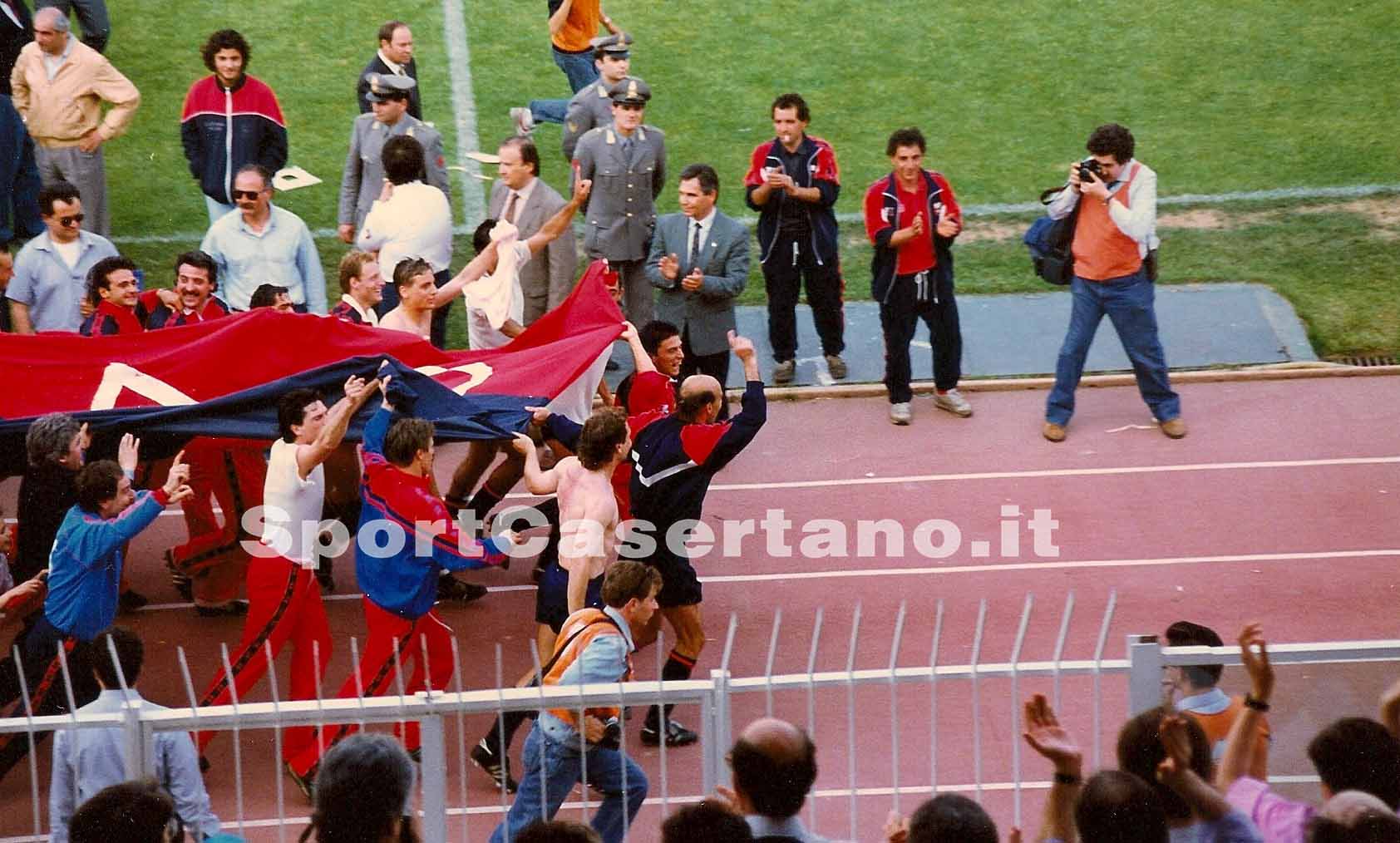 27 anni fa si coronava il sogno rossoblù: auguri Casertana. Luca Bucci: “Annata indimenticabile”. Suppa: “Battemmo il Palermo e capì che potevamo farcela”