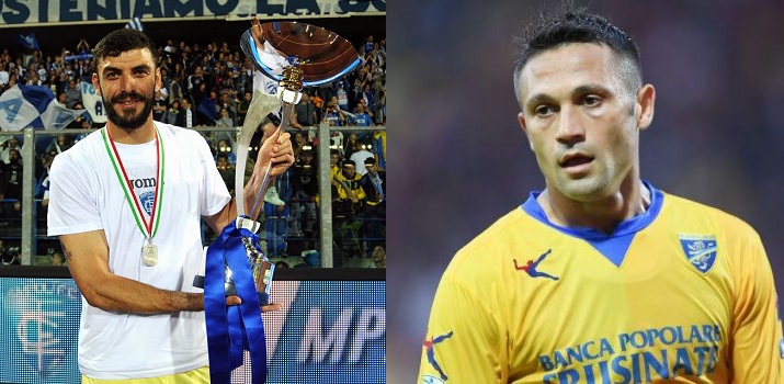 TARGATO CE. Due calciatori casertani conquistano la Serie A. Protagonisti nelle feste di Frosinone ed Empoli