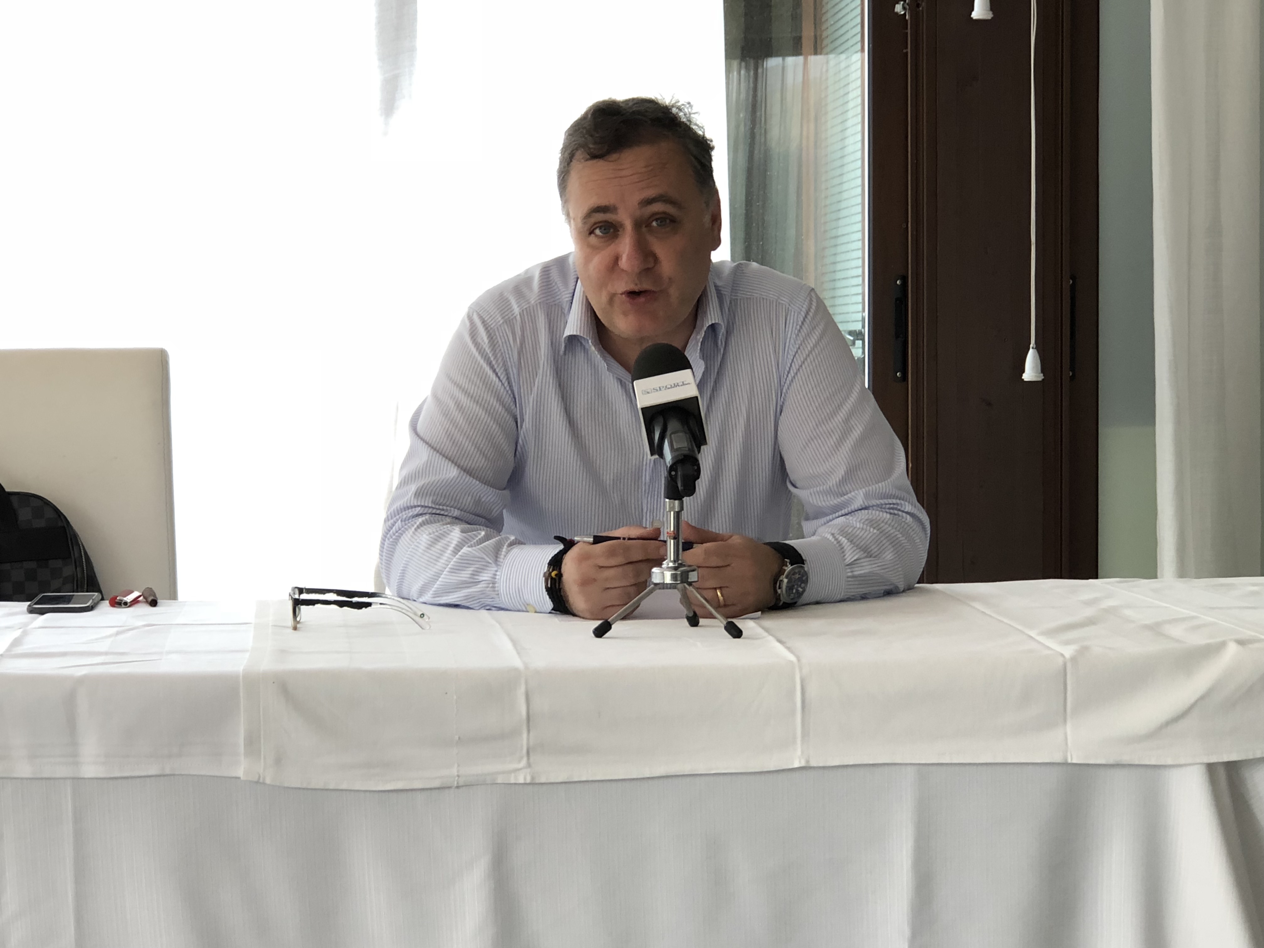 Sergio Di Meo in conferenza