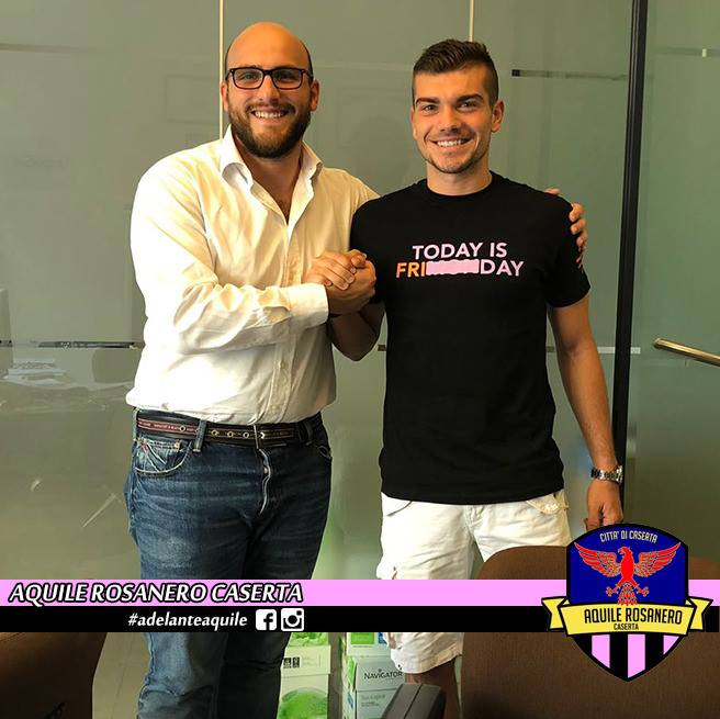 Altri due rinforzi per le Aquile Rosanero Caserta: arriva un ex Marcianise e un promettente centrocampista