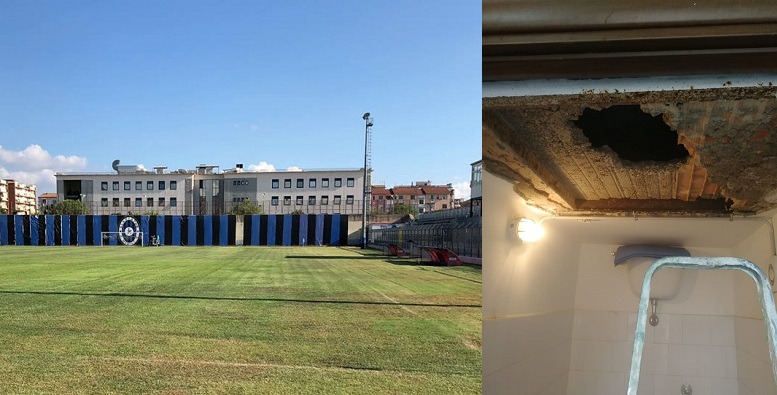 Lavori al Mario Piccirillo