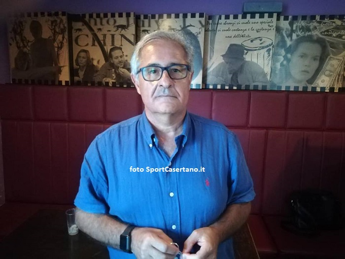 Il presidente Luigi De Lucia del Vitulazio (foto SportCasertano.it)