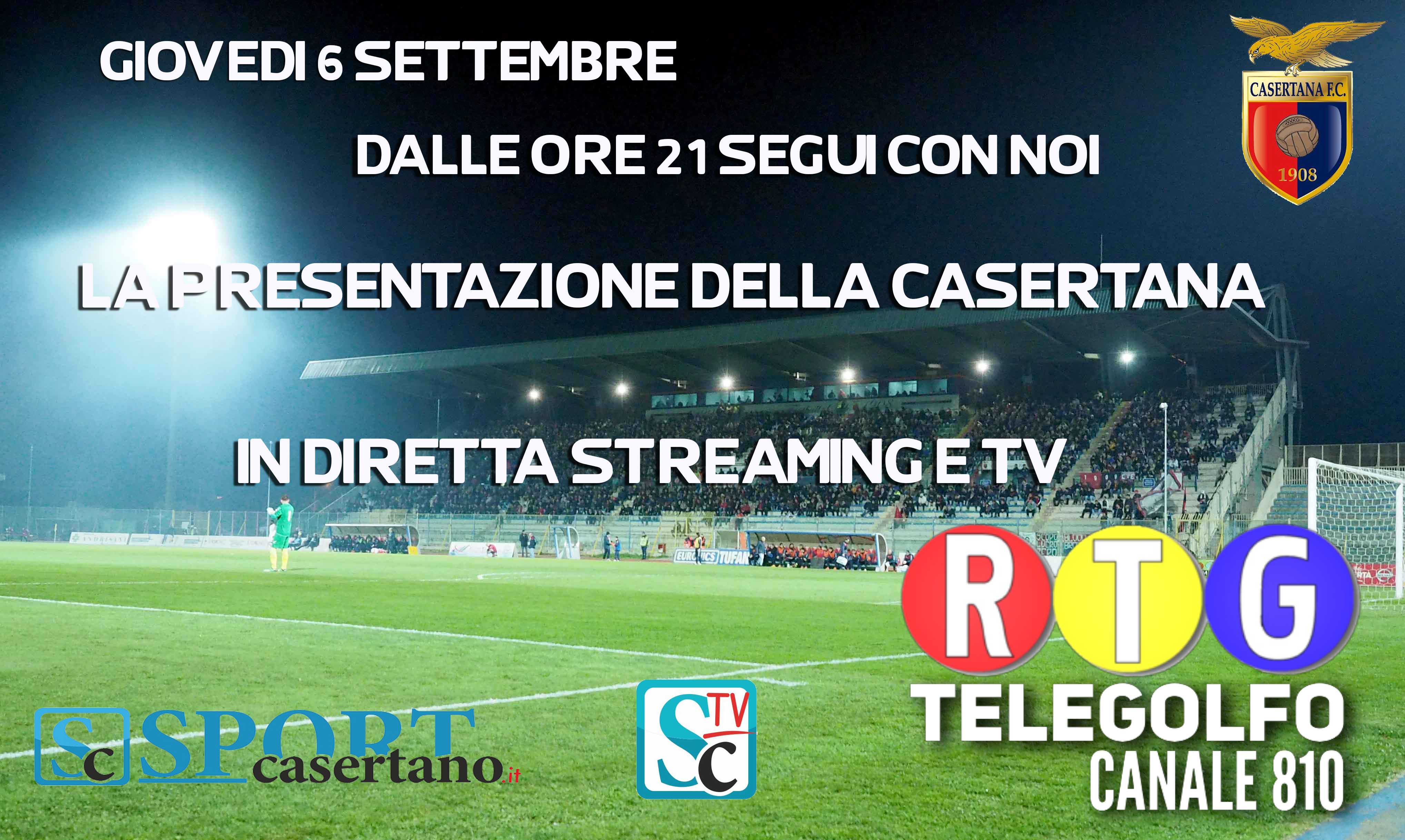 Il Pinto pronto a trasformarsi in bolgia per la presentazione della Casertana. Sportcasertano e Telegolfo scendono in campo con i falchetti. Ecco tutti i dettagli della serata