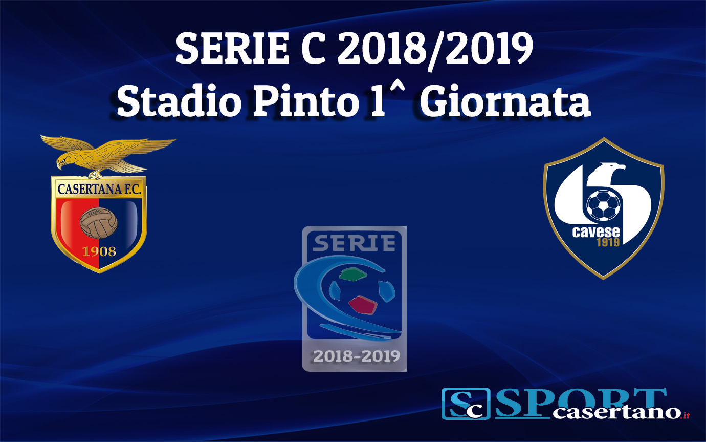 Le formazioni ufficiali di Casertana-Cavese: Padavan-Castaldo per scardinare la retroguardia metelliana