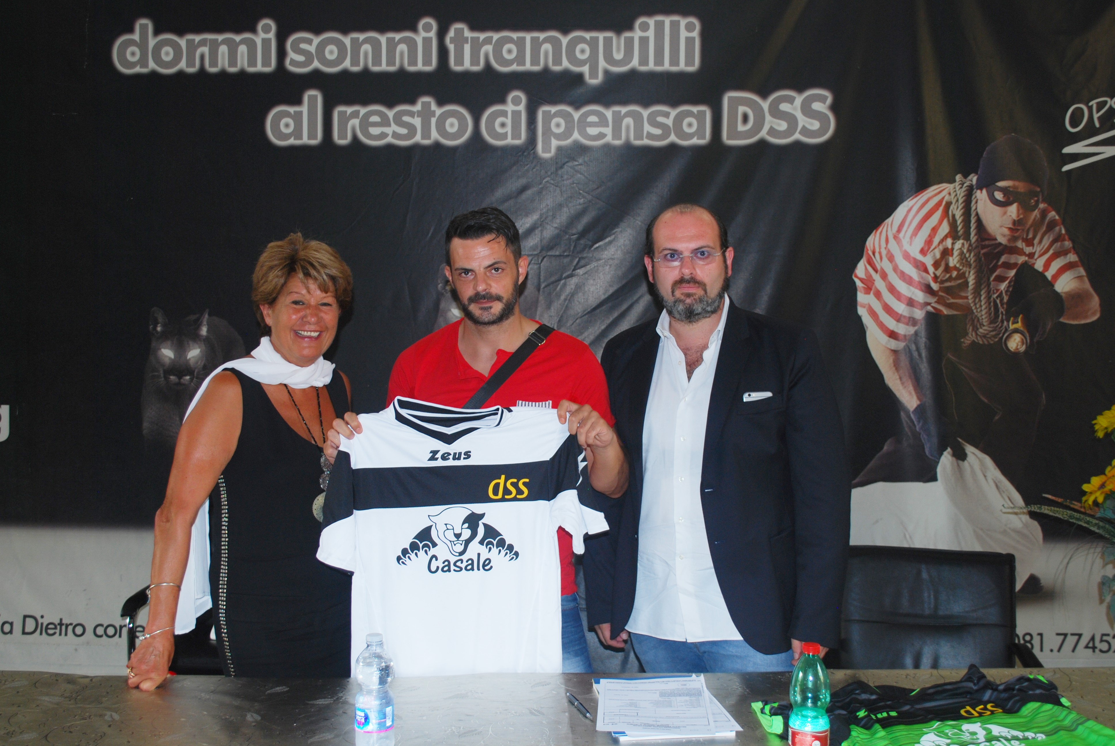 Gianfranco De Lillo con la presidentessa Improta e il presidente Lombardi