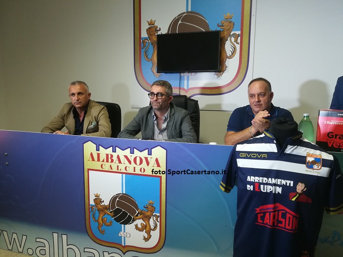 Zippo e Petrillo presentano la new entry: “Nuova risorsa per l’Albanova”, Morico: “Obiettivo Serie D, col Gladiator…
