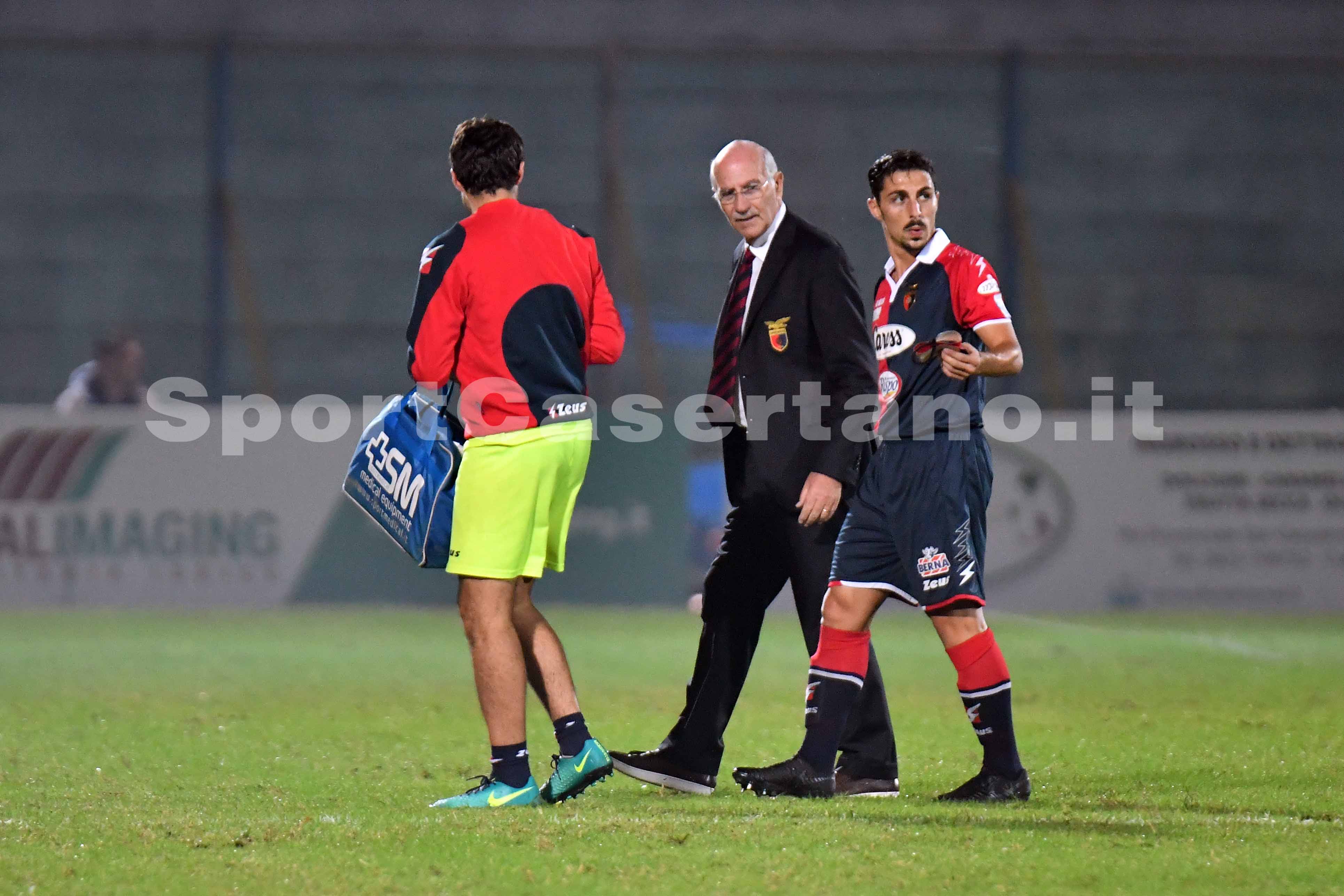 La Casertana tira un sospiro di sollievo per Rainone
