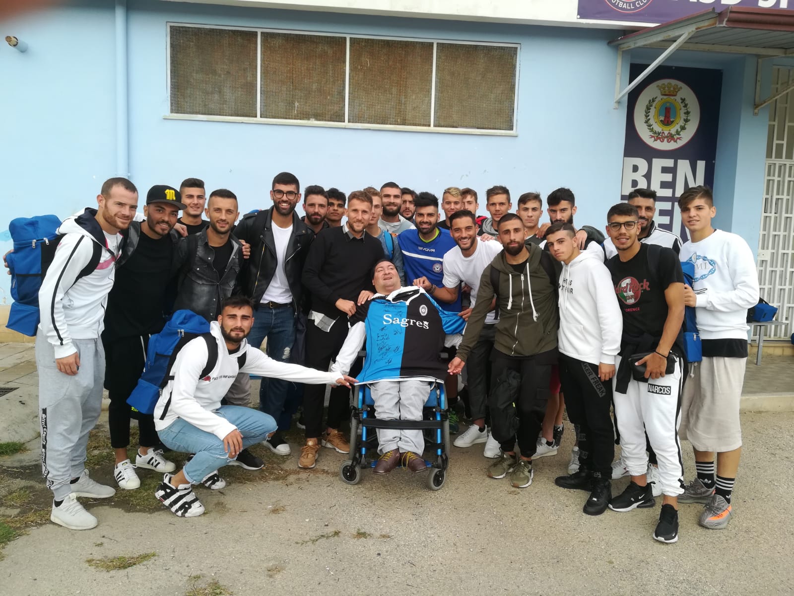 Il Gladiator per il sociale. Bellissima iniziativa del club neroazzurro per il super tifoso Francesco Sgueglia