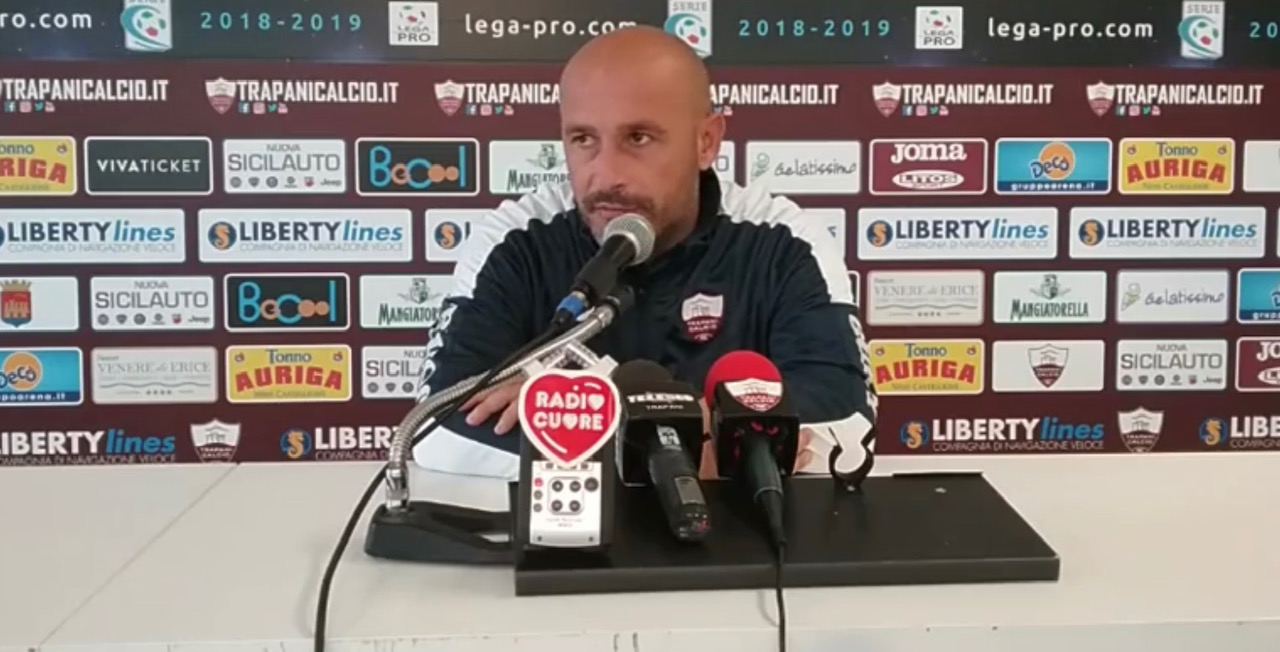 Mister italiano avverte il suo Trapani: “Troveremo un ambiente caldo, servirà una grande prova contro questa Casertana”
