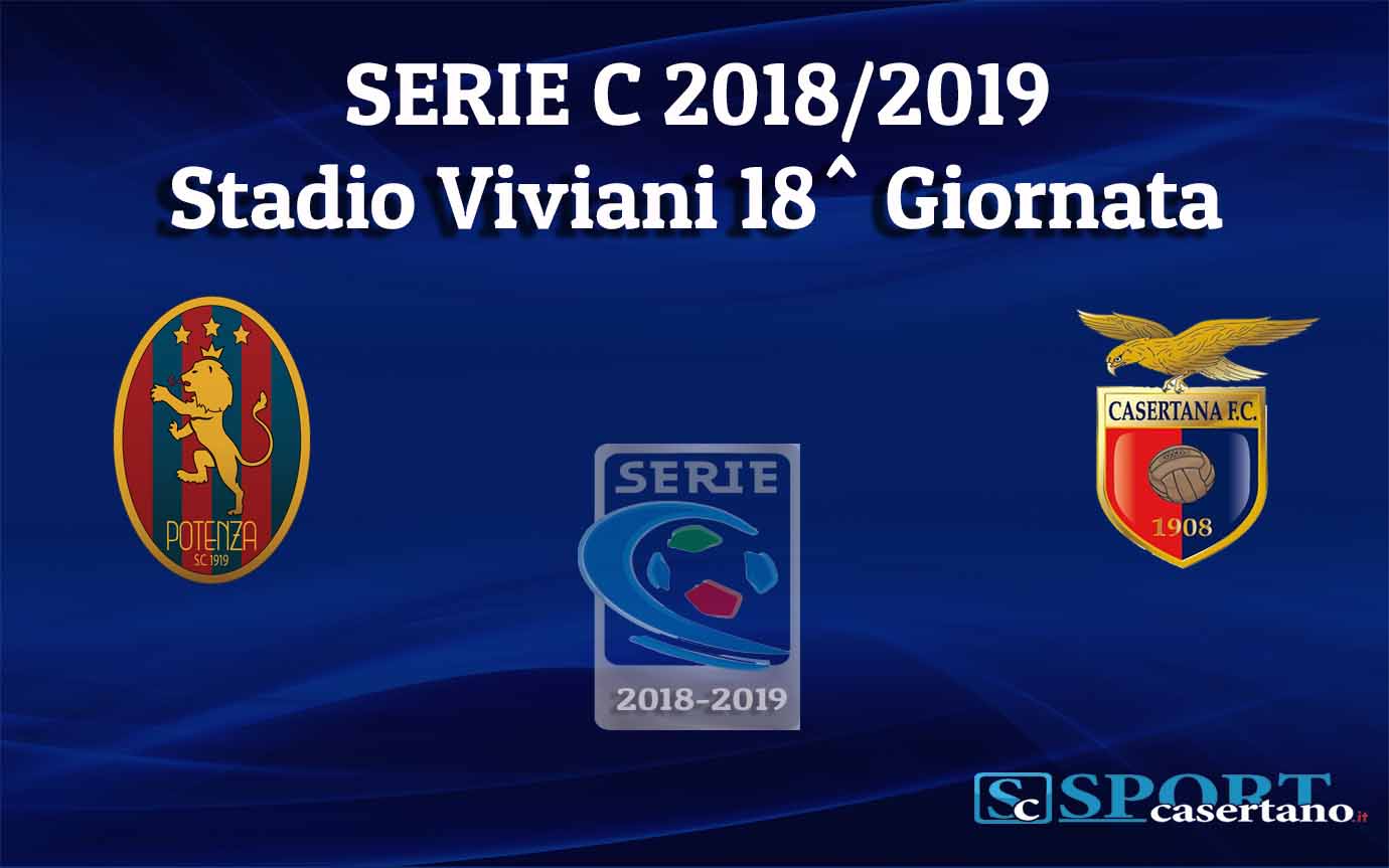 Le formazioni ufficiali di Potenza-Casertana: due ritorni per mister Esposito