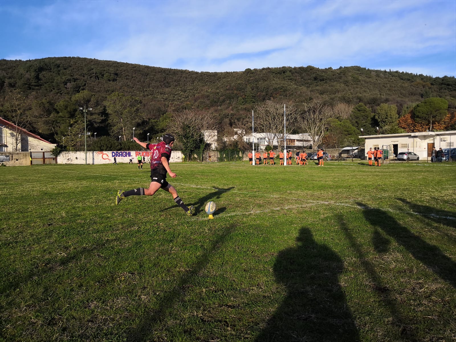 Ascione trasforma la terza meta dello Spartacus, 12 punti per lui