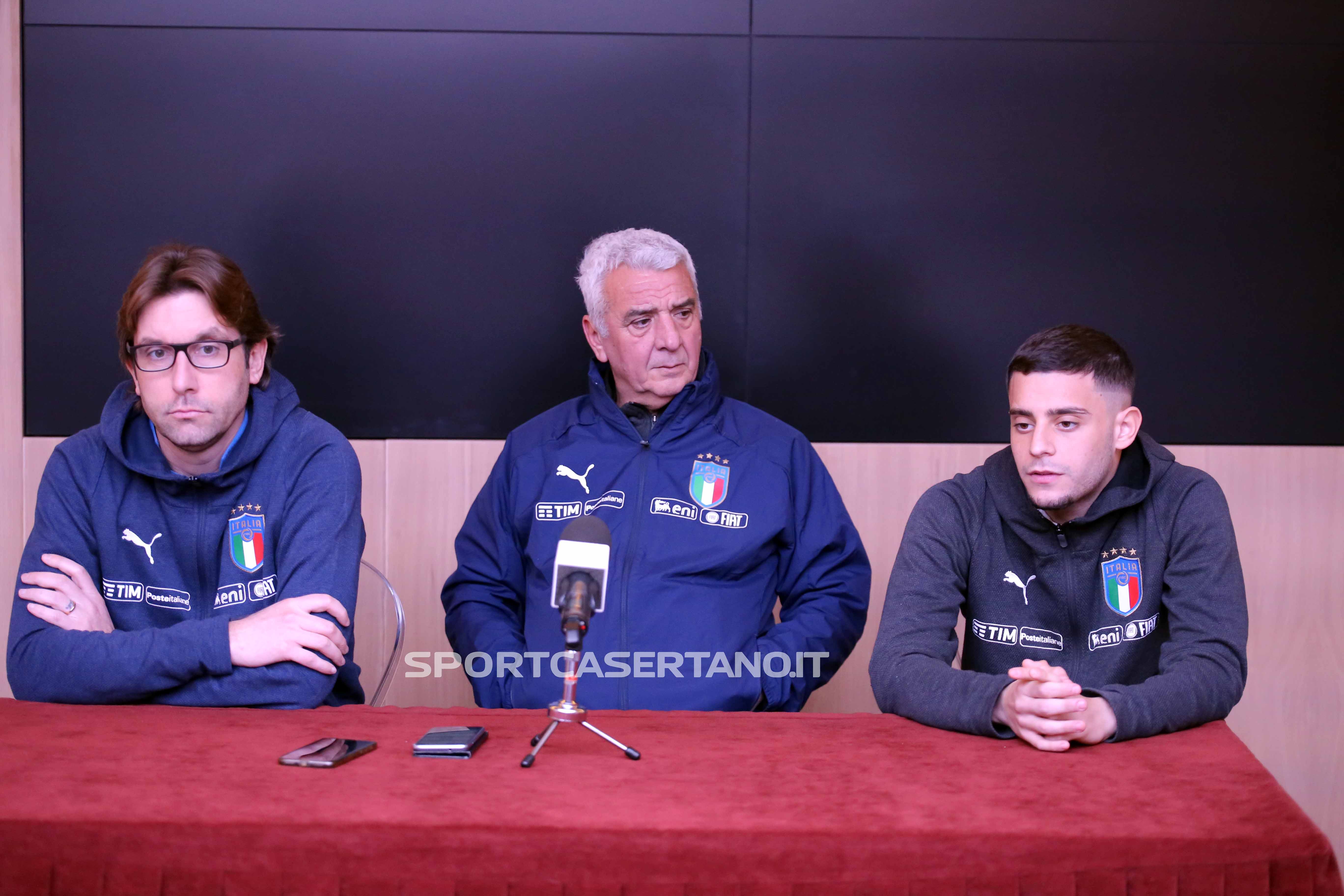 VIDEO – Tutto pronto per Italia-Spagna U19 a Caserta. Le parole di mister Guidi, Beccalossi e del sammaritano Davide Merola
