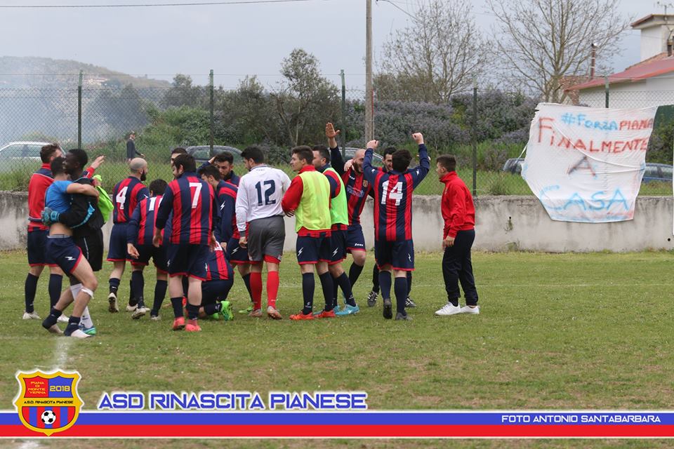 RINASCITA PIANESE IN TRIONFO NEL GIRONE A! Conquistata la promozione in Seconda Categoria
