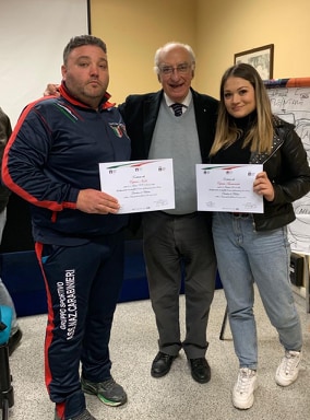 I fratelli Capasso si laureano direttori sportivi: al CONI Caserta consegna del titolo
