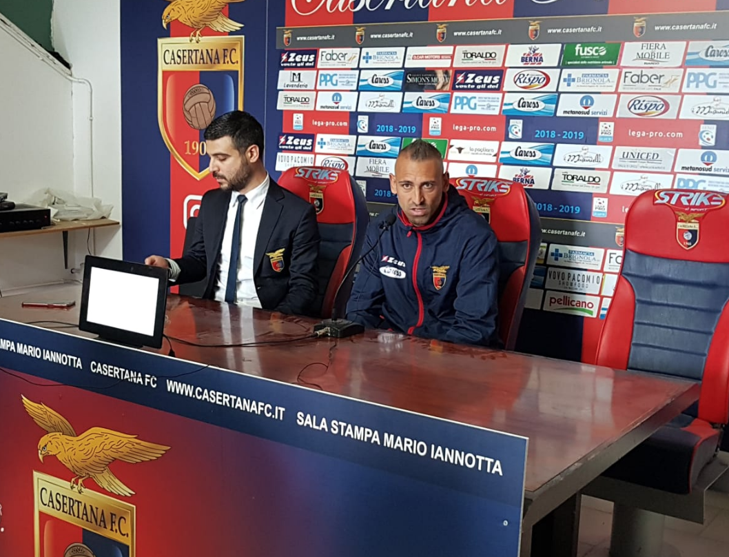 Gigi Castaldo in sala stampa