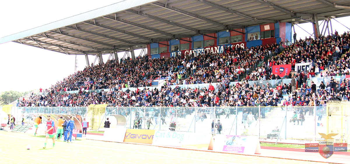 Casertana-Siracusa sotto gli occhi del primo cittadino
