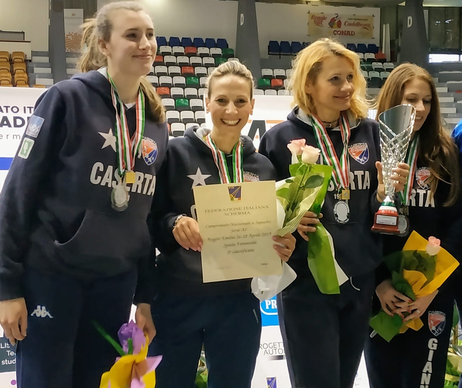 IL SOGNO SI AVVERA – La Giannone Caserta è vicecampione d’Italia e vola in A1 femminile!