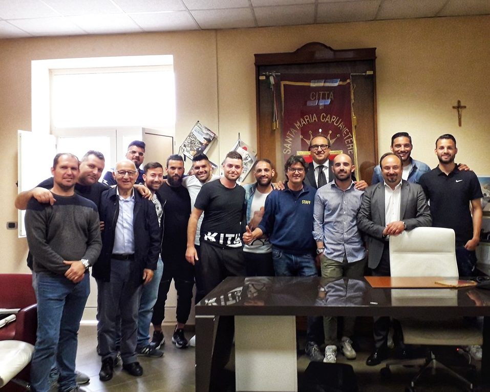 FOTO GLADIATOR. Il sindaco Mirra ringrazia la società: sinergia tra club, Amministrazione e tifosi per il futuro neroazzurro