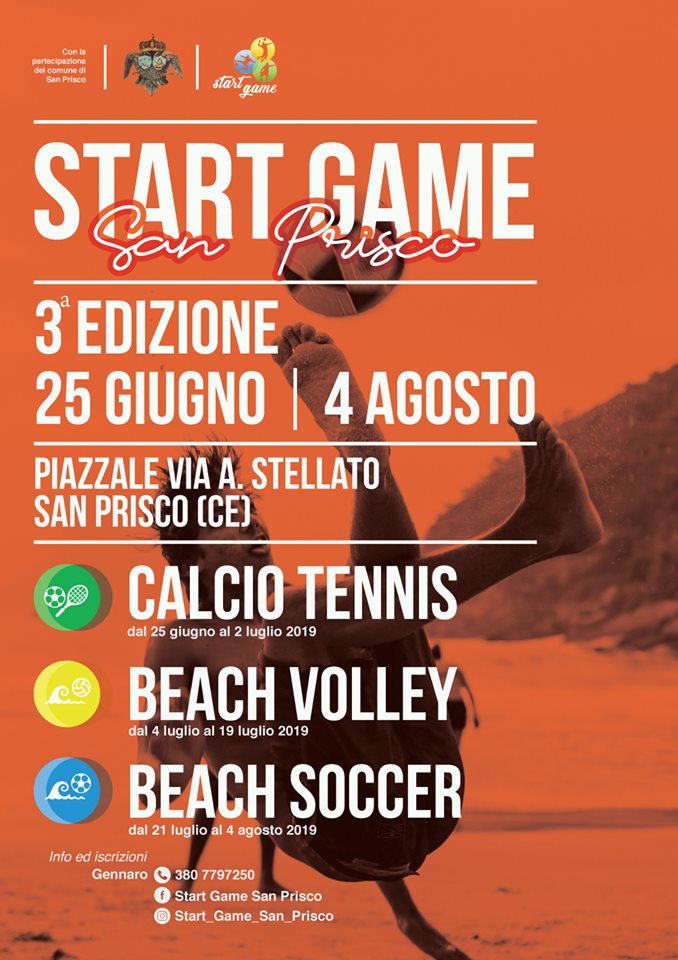 Si alza il sipario sugli Start Game San Prisco: domani debutta la terza edizione con grande entusiasmo