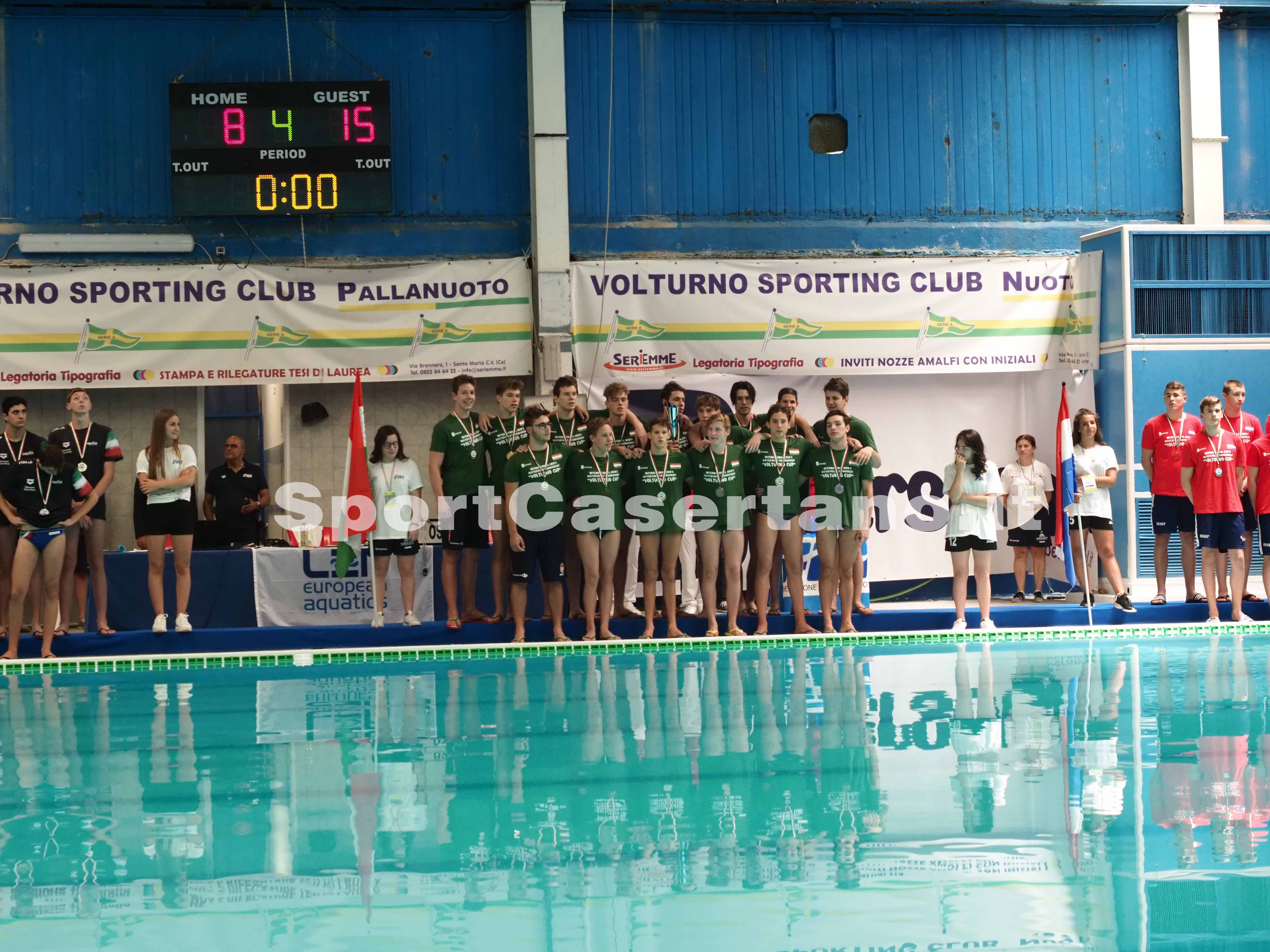 All’Ungheria la prima edizione della Volturno Cup, la fotogallery