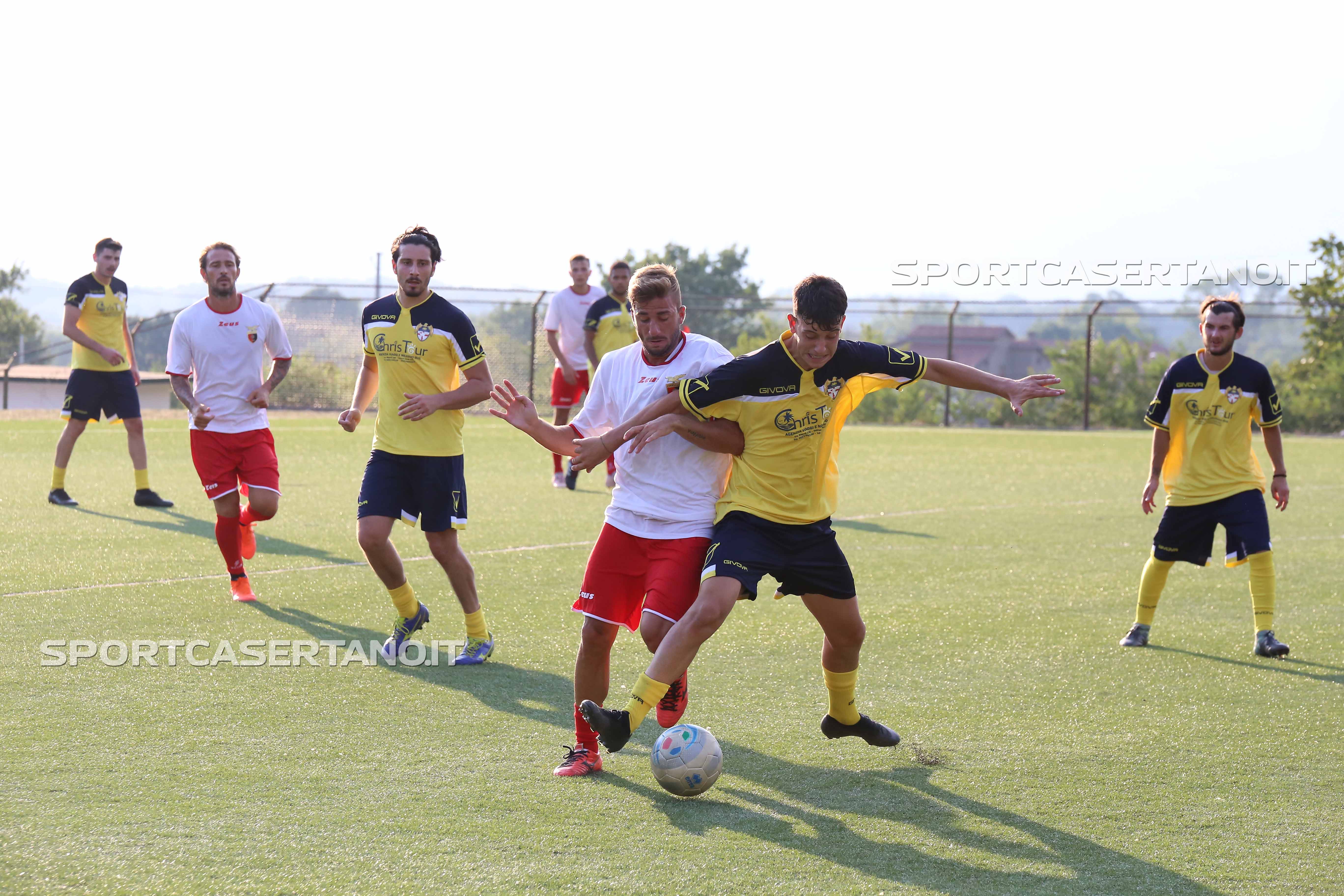 Festa a Capriati per la Casertana, la nostra fotogallery dell’amichevole contro l’Aurora Alto Casertano