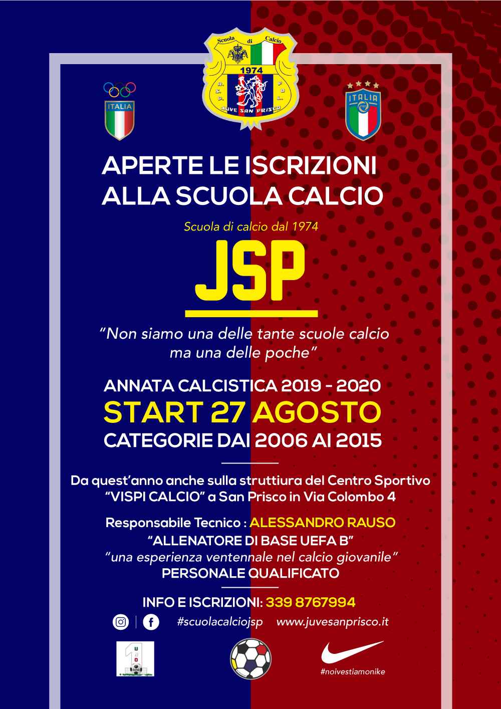 La grafica della Juve San Prisco