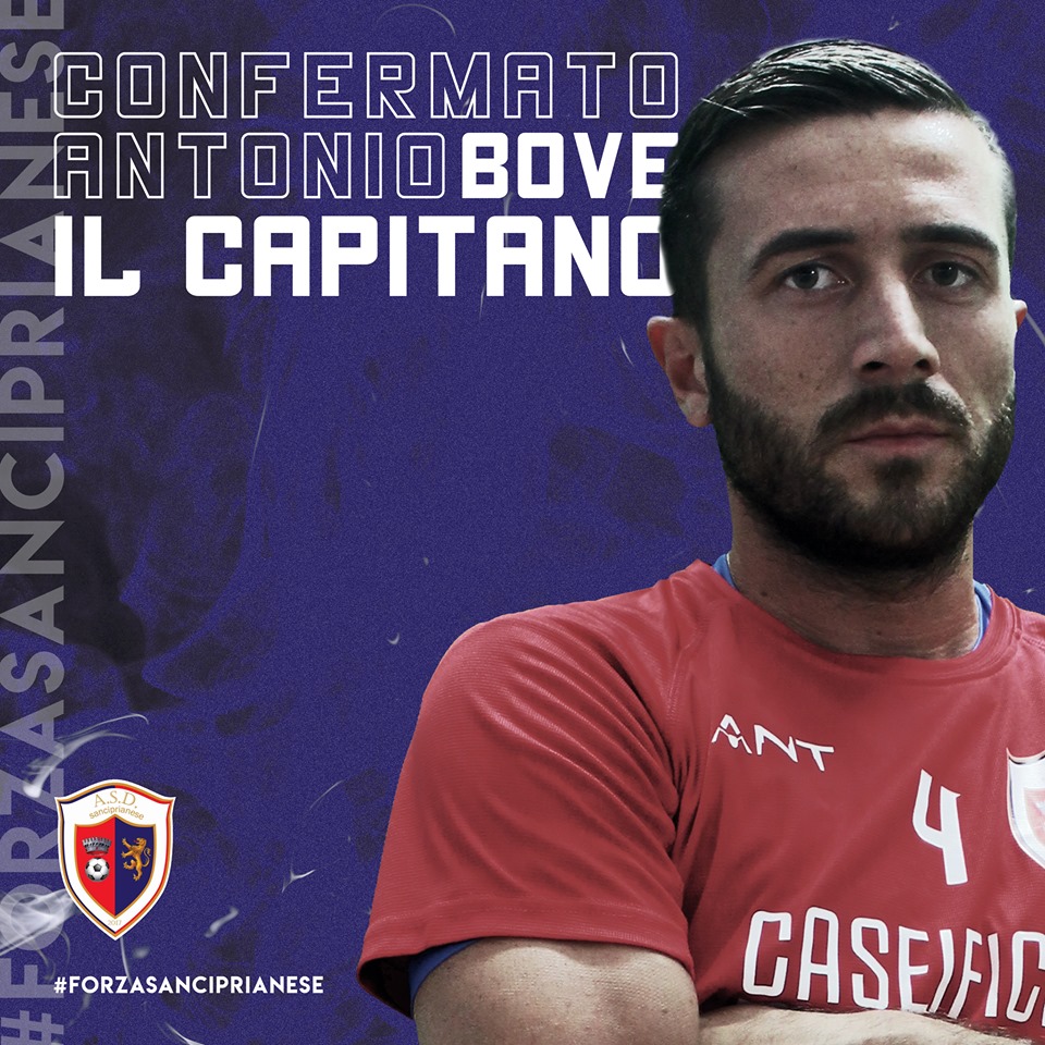 La Sanciprianese e il suo capitano ancora insieme
