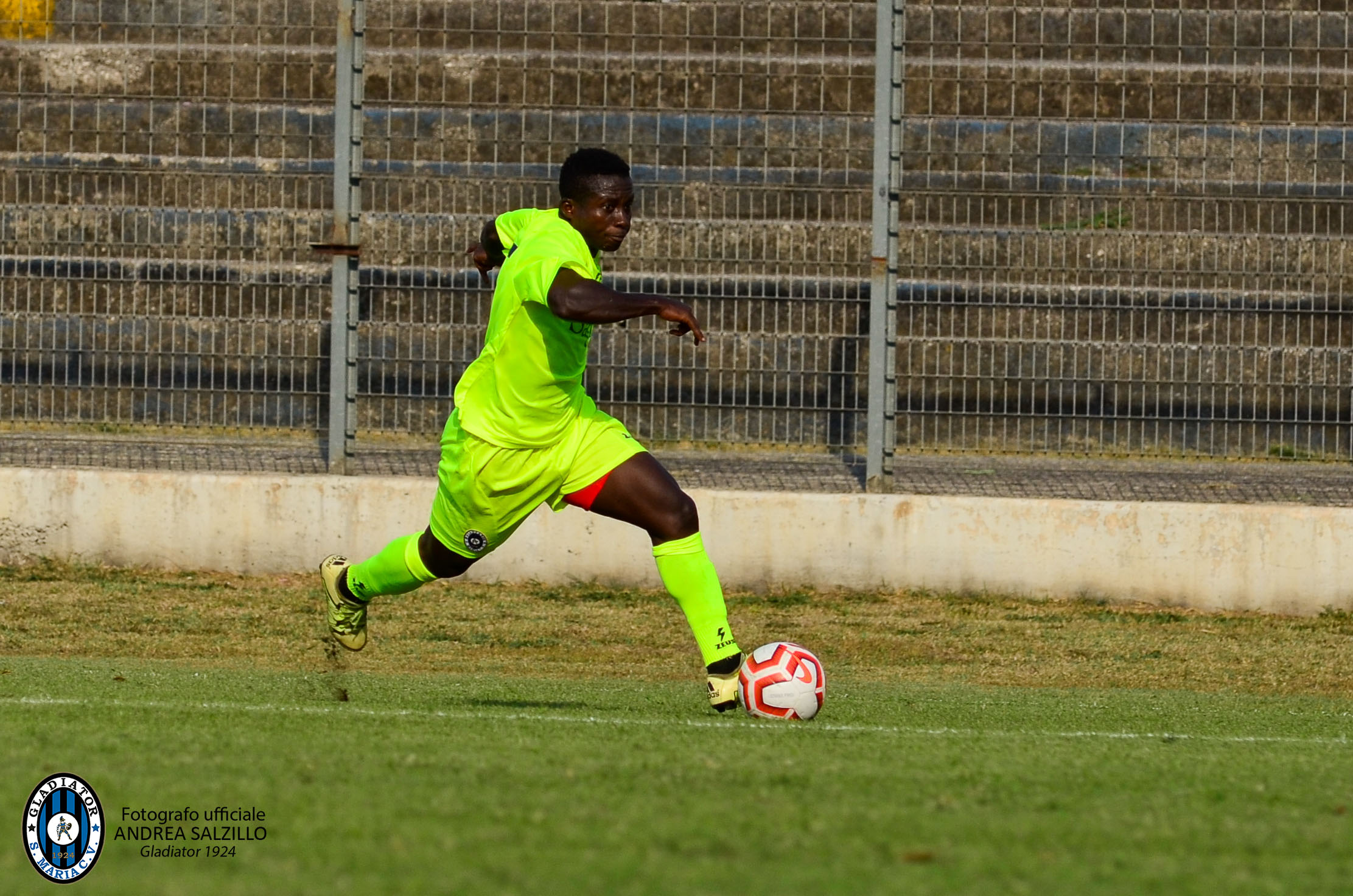 Odjè, velocità e classe per il Gladiator: “Mi trovo molto bene a Santa Maria Capua Vetere. Siamo pronti per la partita con l’Agropoli”
