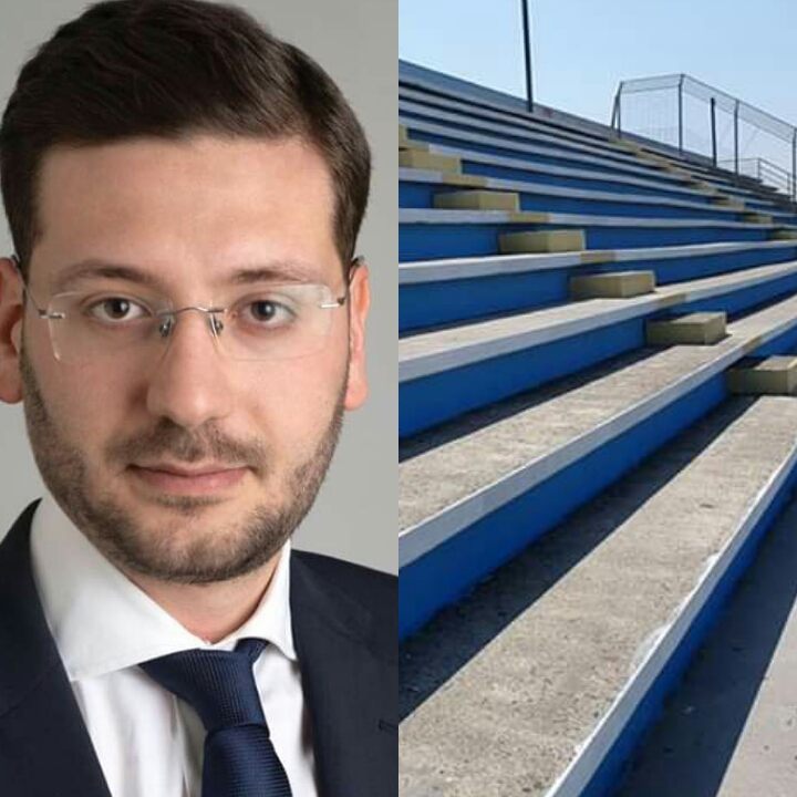 FOTO. Stadio “Angelo Scalzone”, l’assessore Schiavone: “Al via i lavori di manutenzione”